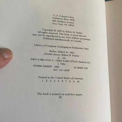 Robert B Parker Books
