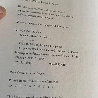 Robert B Parker Books