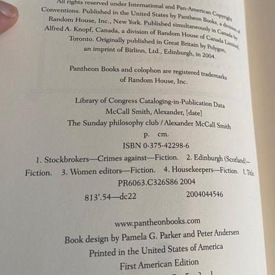 Alexander McCall Smith Books