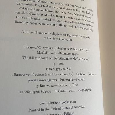 Alexander McCall Smith Books
