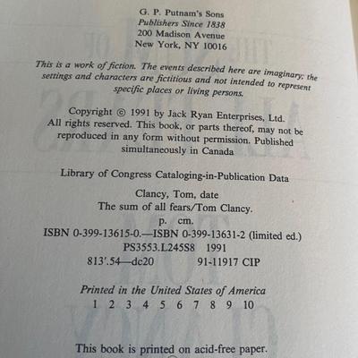 Tom Clancy Books