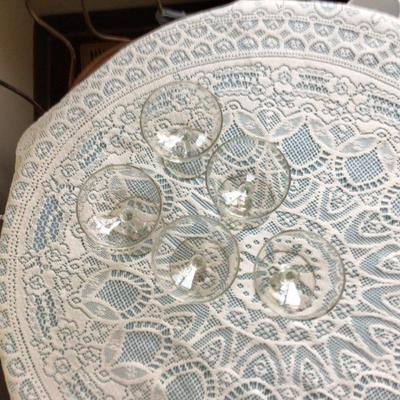 Five Champagne Glasses