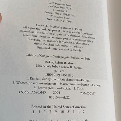 Robert B. Parker Books