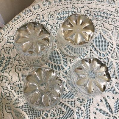 Set Of Four Crown Royal Glasses.