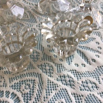 Three Sets Of Two Candle Holders