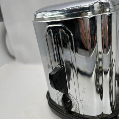 1930's Chrome Sunbeam Bread Toaster Model T-1-D, Art Deco