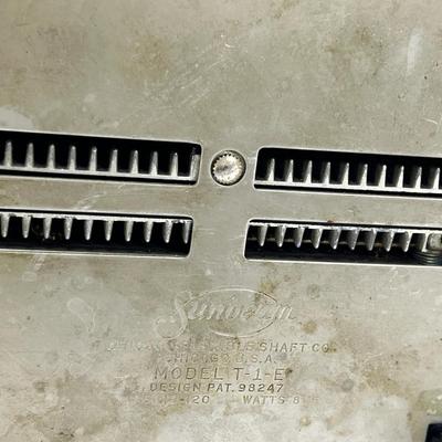 1930's Chrome Sunbeam Bread Toaster Model T-1-D, Art Deco