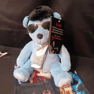 MUSICAL & ANIMATED BEAR, MAGNETS & A SCARF