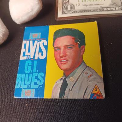 2 ELVIS TY BEANIE BABIES, TIN, FUNNY MONEY AND MORE