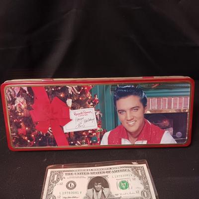 2 ELVIS TY BEANIE BABIES, TIN, FUNNY MONEY AND MORE