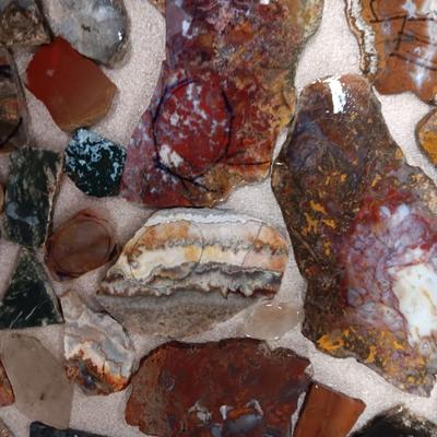LAPIDARY SLABS (9)