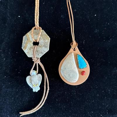 BOLO W/MONEY CLIP & 2 NECKLACES