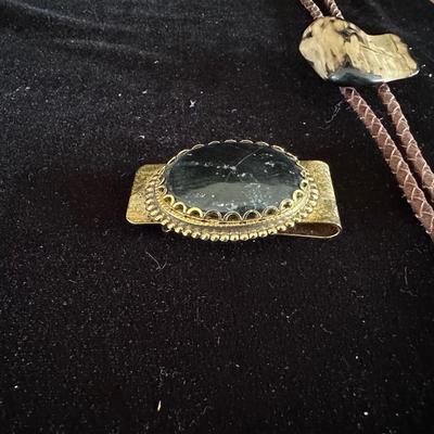 BOLO W/MONEY CLIP & 2 NECKLACES