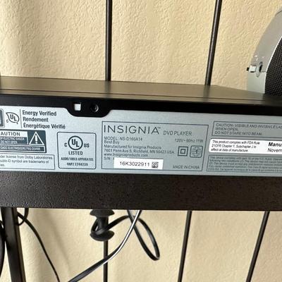 AUDIOVOX CD PLAYER, SAMSUNG 19" TV W/REMOTE AND INSIGNIA DVD PLAYER