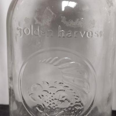 Girl with Geese picture and collectible jars