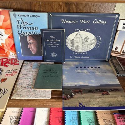AN ASSORTMENT OF BOOKS (7)
