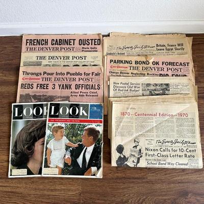 VINTAGE NEWSPAPERS AND MAGAZINES