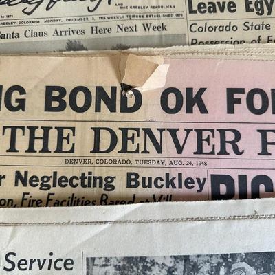 VINTAGE NEWSPAPERS AND MAGAZINES