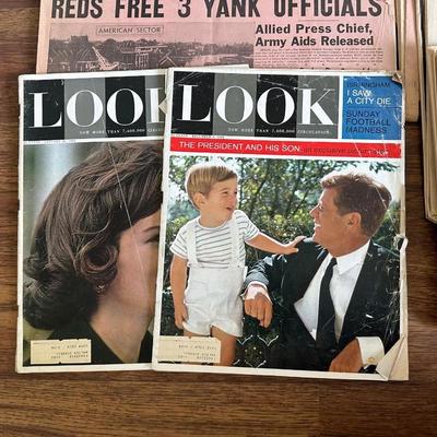 VINTAGE NEWSPAPERS AND MAGAZINES