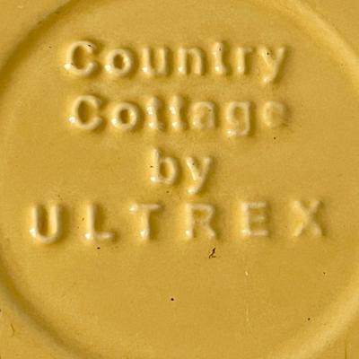 ULTREX ~ Country Cottage ~ Set Of Two (2) Enameled Cast Iron Skillets