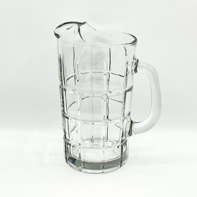 ANCHOR HOCKING ~ Tartan Clear Pitcher