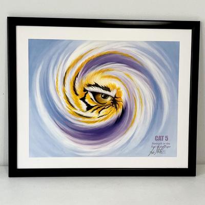 PHIL GALATAS ~ Cat 5 Strength In The Eye Of A Tiger ~ Signed