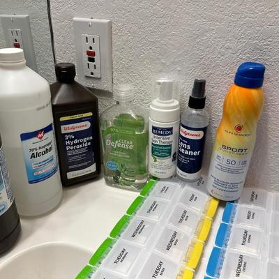 PILL ORGANIZERS, TOILETRIES AND WOUND CARE