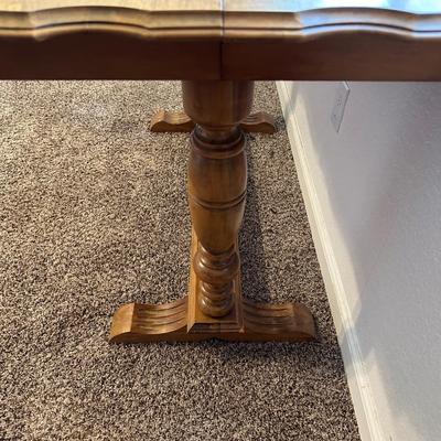 SOLID WOOD DROP LEAF FOYER TABLE