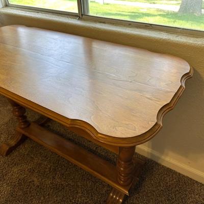 SOLID WOOD DROP LEAF FOYER TABLE