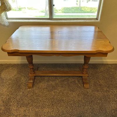 SOLID WOOD DROP LEAF FOYER TABLE