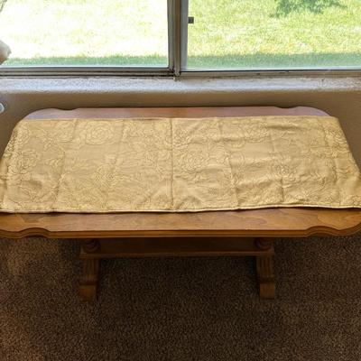 SOLID WOOD DROP LEAF FOYER TABLE