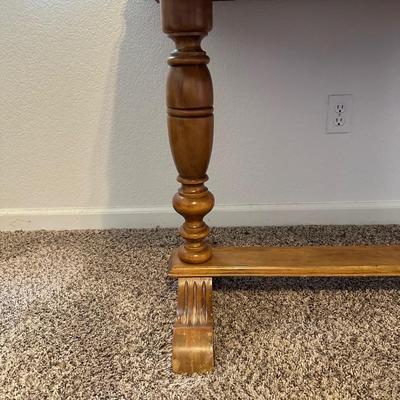 SOLID WOOD DROP LEAF FOYER TABLE