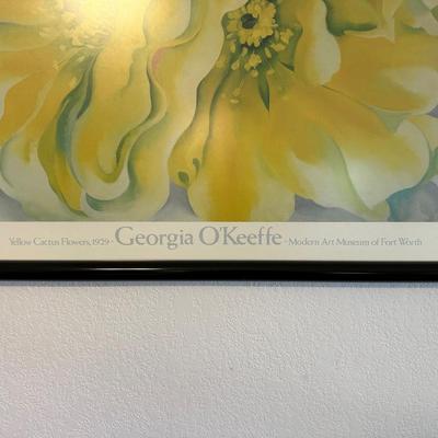 FLORAL WREATH AND PICTURE