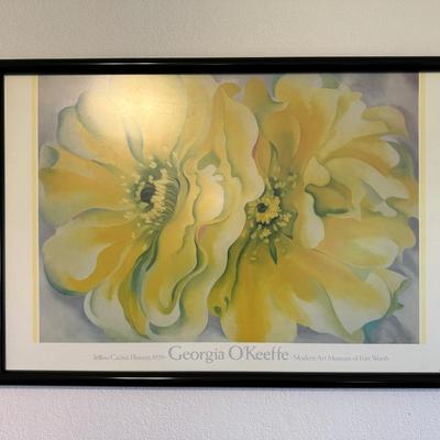 FLORAL WREATH AND PICTURE