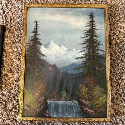 SIGNED OIL PAINTING AND WALL DECOR