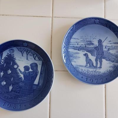 6 ROYAL COPENHAGEN CHRISTMAS PLATES