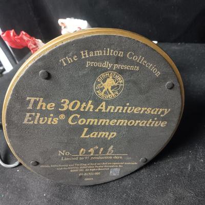 THE 30TH ANNIVERSARY ELVIS COMMEMORATIVE LAMP