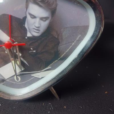 ELVIS PRESLLEY WATCH AND ALARM CLOCK