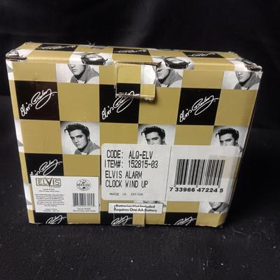 ELVIS PRESLLEY WATCH AND ALARM CLOCK
