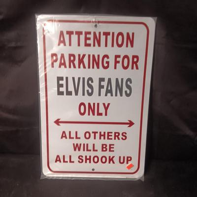 METAL ELVIS SIGN
