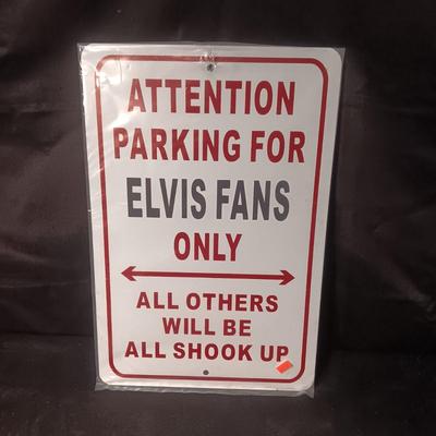 METAL ELVIS SIGN