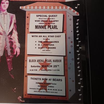 2 METAL ELVIS SIGNS
