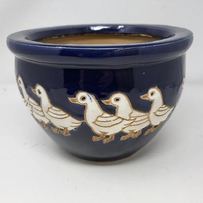 Two Pottery Planters