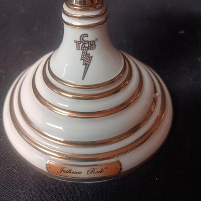 MUSICAL ELVIS PORCELAIN EGG "JAILHOUSE ROCK"