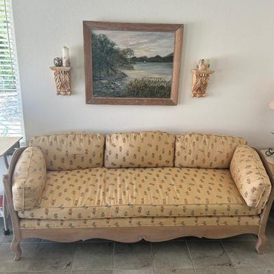 Flower Print Couch