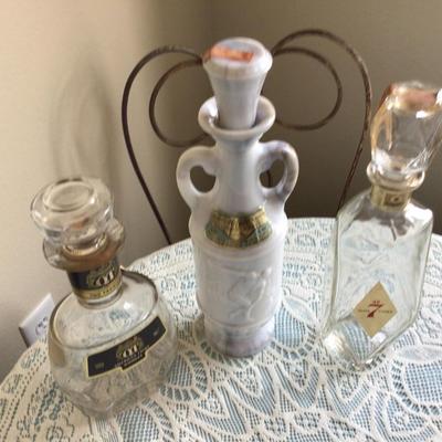 Decanter Liquor Bottle Lot