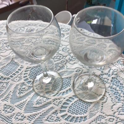 Clear Glass Glasses Lot