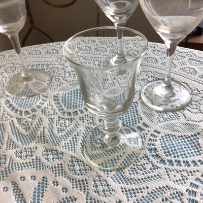 Clear Glass Glasses Lot