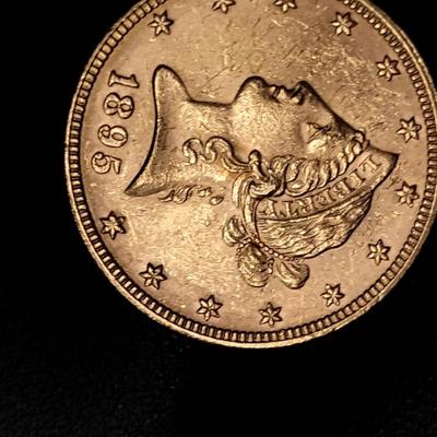 1895 10$ LIBERTY Head US COIN GOLD PIECE