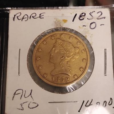 1852 O LIBERTY ? HEAD GOLD PIECE